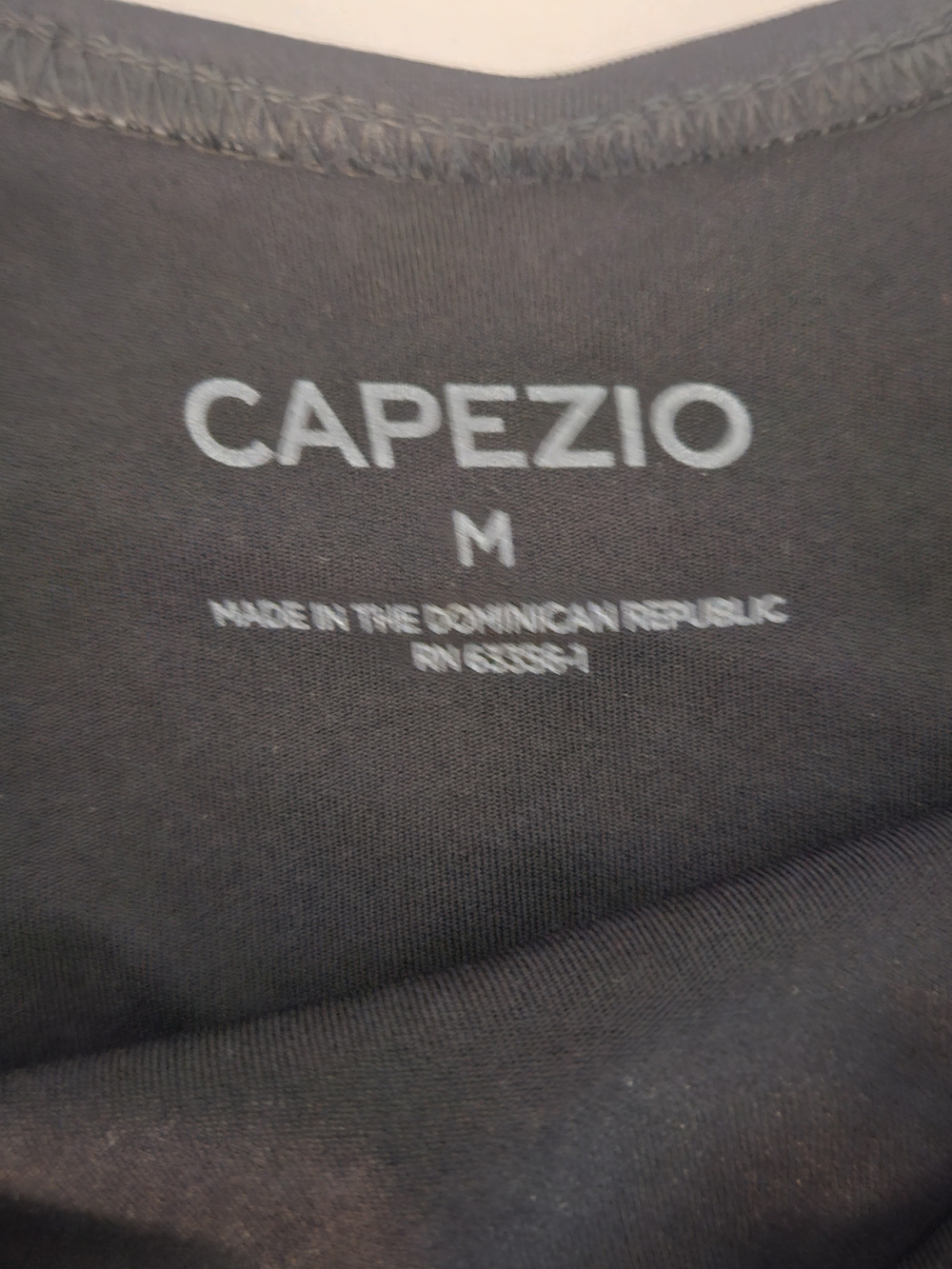 Capezio Black Short Sleeve Scoop Neck Dance Ballet Leotard Size Medium - Picture 6 of 8